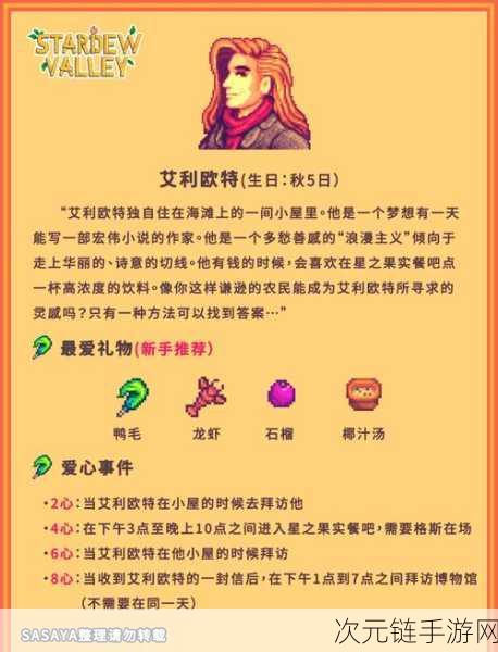 星露谷物语完美结婚秘籍，Alex 篇