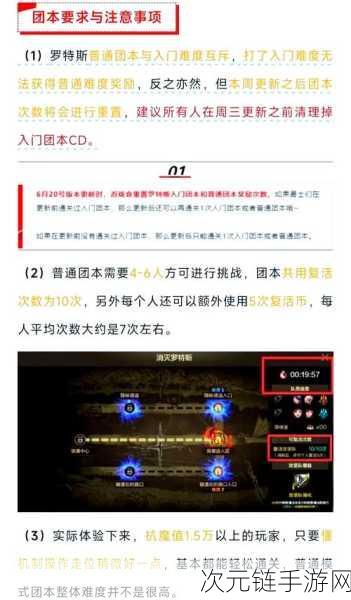 DNF手游普通罗特斯团本攻略，机制全解析，三大细节助你轻松通关