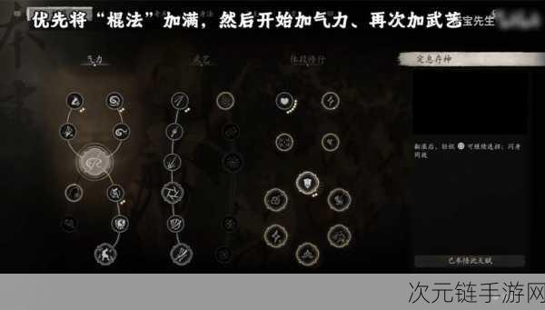 黑神话悟空，50级加点策略全解析，打造无敌战神之路