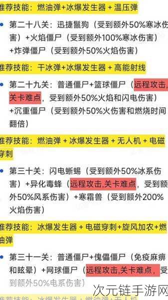 手游先锋技能大比拼，向僵尸开炮，哪个技能更胜一筹？