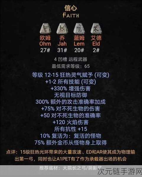 暗黑黎明 2 终极秘籍，饰品魔化的神技与全攻略