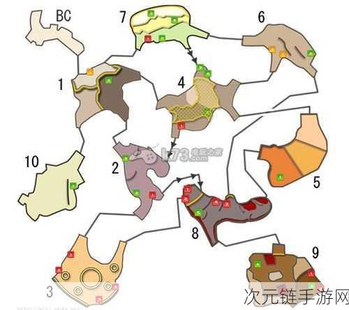 怪物猎人世界，探秘各地区素材采集点全地图